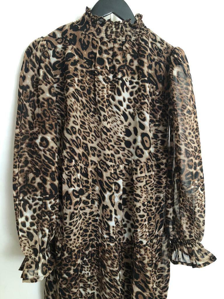 image for Leopard Print dress. (Brand new). Size 8