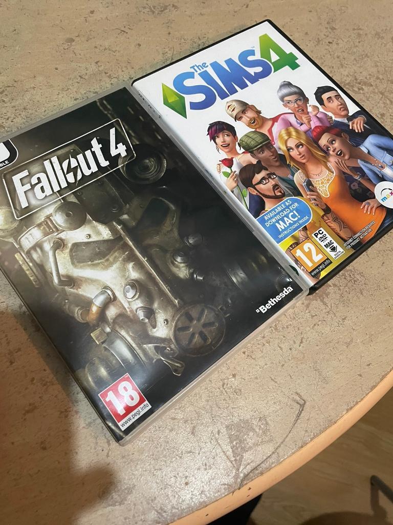 image for The Sims 4 & Fallout 4 brand new games