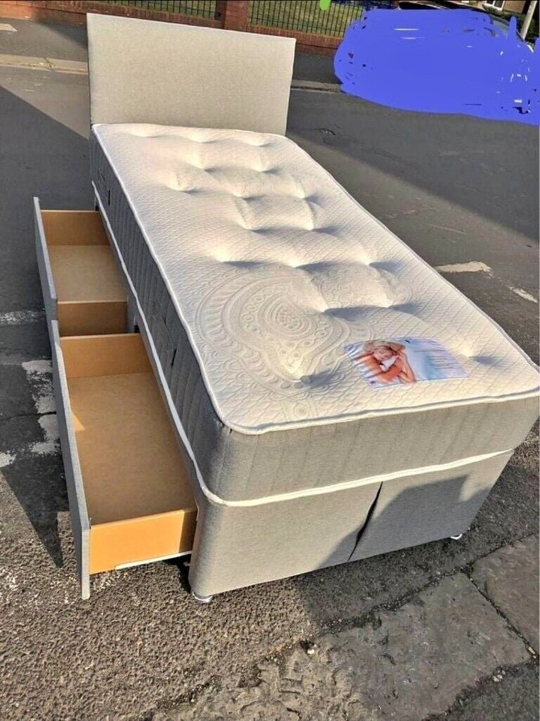 Clearance offer! New Divan Single Double Small Double & King Size Bed & Best Mattress For Sale 