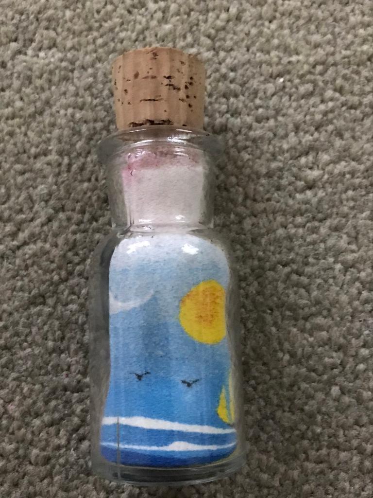 Vintage Coloured Sand Ornament