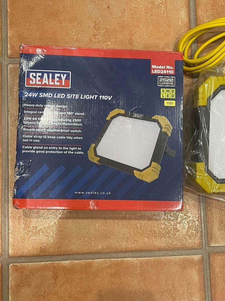 Sealey LED24110 Site Light 24W SMD LED 110V. Brand new, never used.
