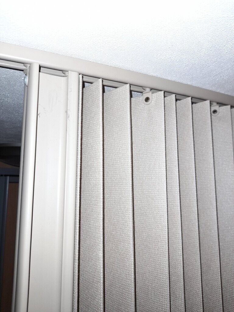 Caravan fabric divider door