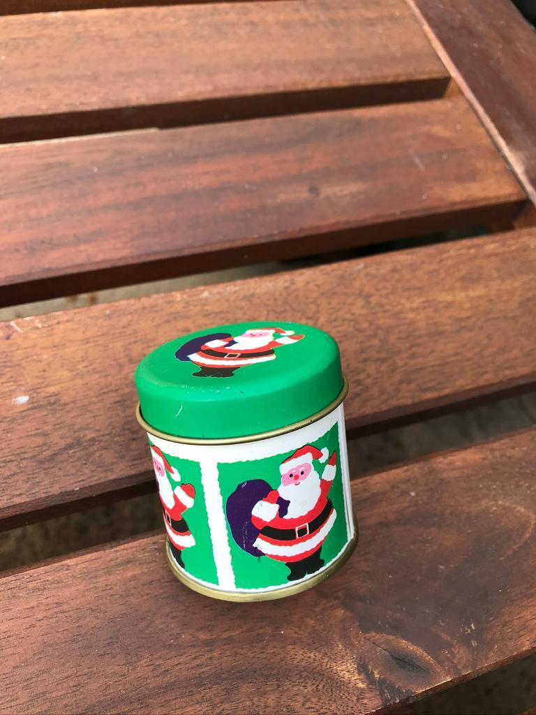 Mini Christmas tin