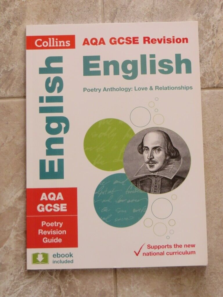 image for AQA GCSE English  Revision Poetry IMMACULATE CONDITION