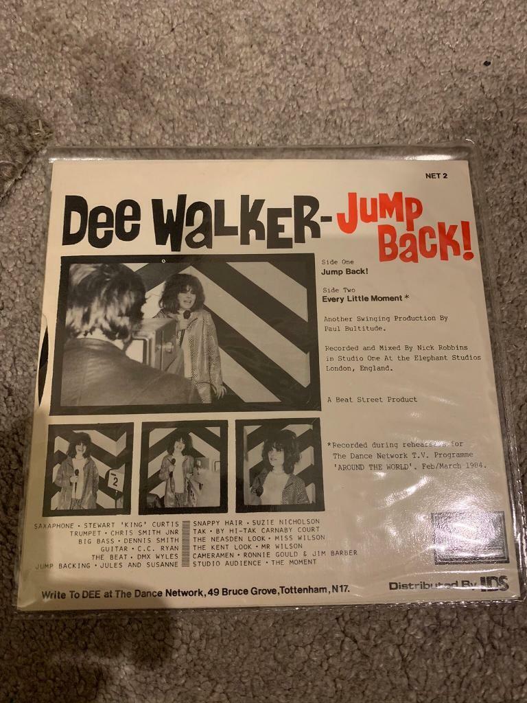 Dee Walker - Jump Back 7” single Vinyl Record Mod Revival