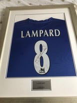 Signed Framed Frank Lampard Shirt