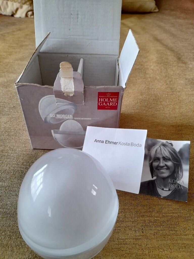 image for Kosta Boda (Holme Gaard),designer egg container.NEW