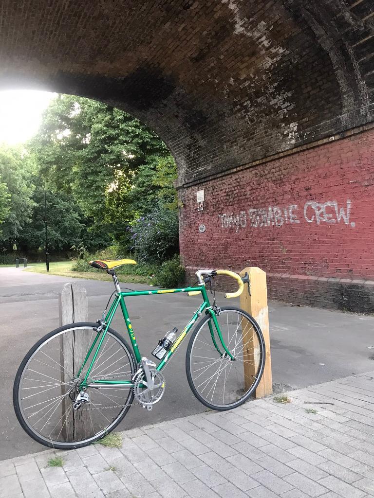 Vintage Italian bike Moser Over Columbus tube not Bianchi Colnago 