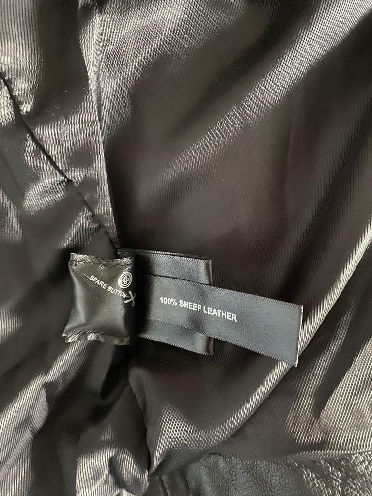 Barneys Originals leather jacket brand new with tags,size L