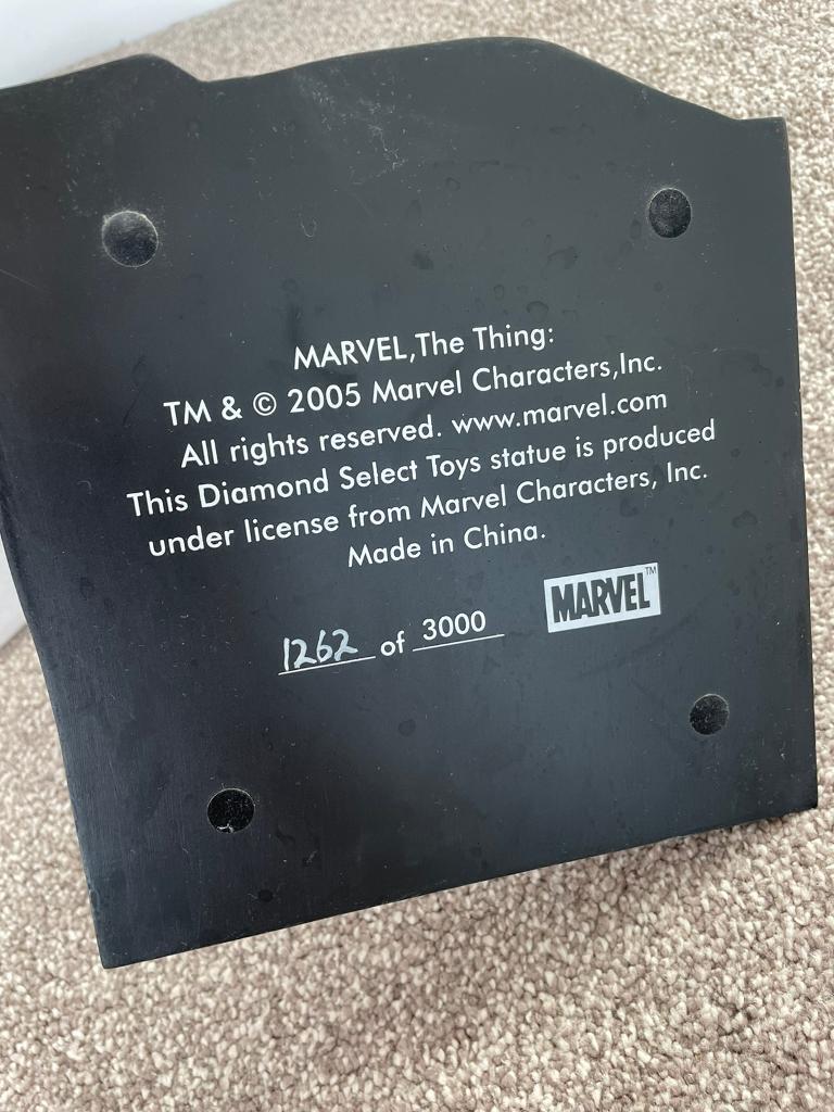 Marvel The Thing Figure Diamond Select Toys With COA 1262/3000