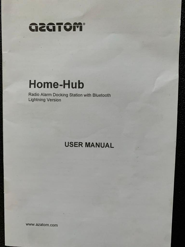 Top condition. Hardly used home hub radio alarm music system. Bargain