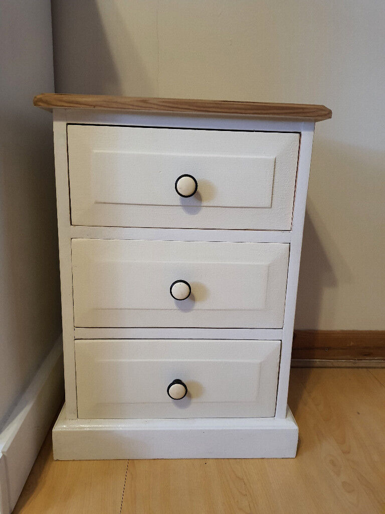 FLIPPED FURNITURE, bedside table/drawers / unique upcycled /renovated.