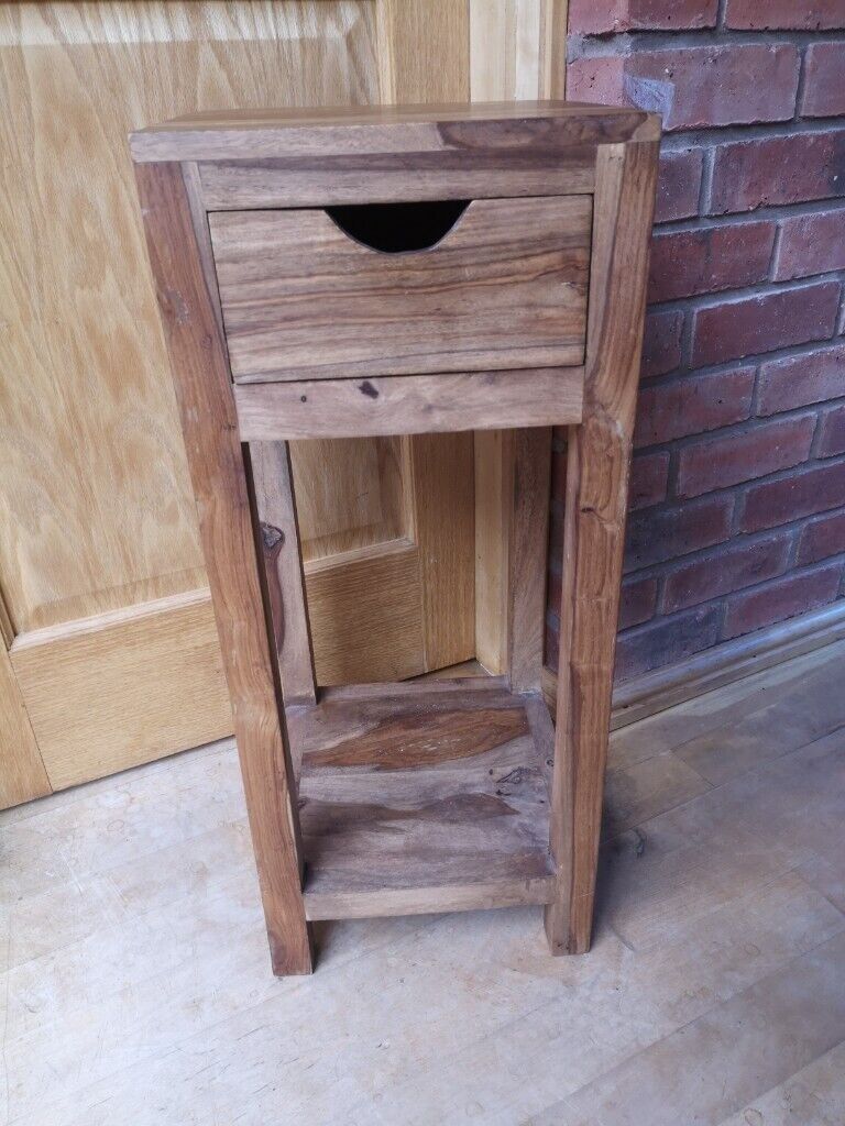 image for Next mango wood hall table plant stand 