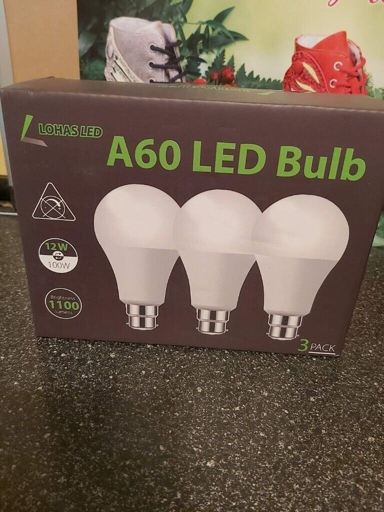 image for LOHAS A60 Bayonet LED Light Bulb 6000k 