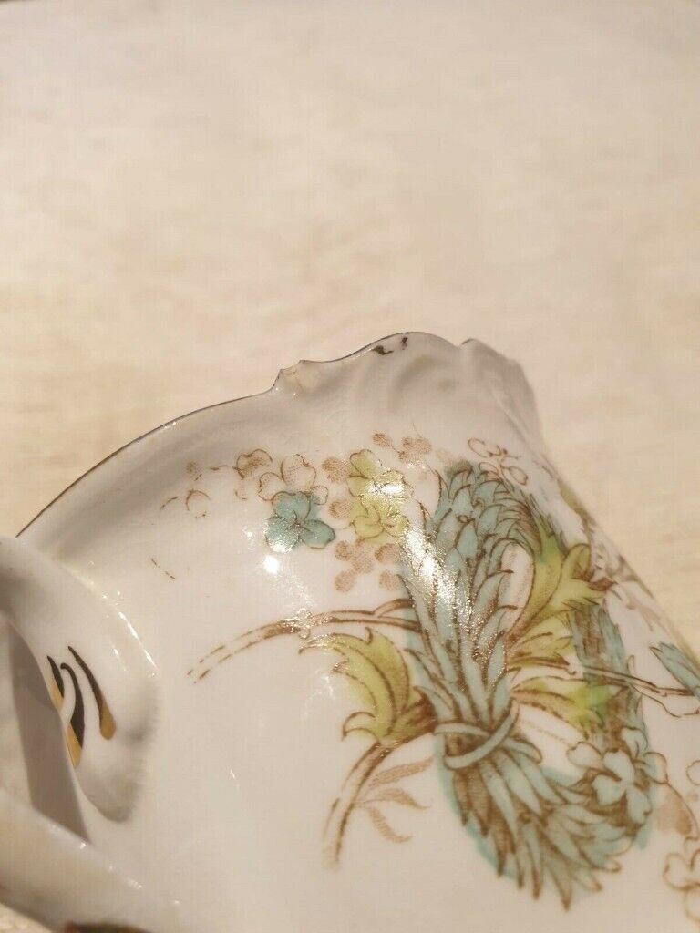 Foley 1897 Queen Victoria diamond reign china cup saucer and plate