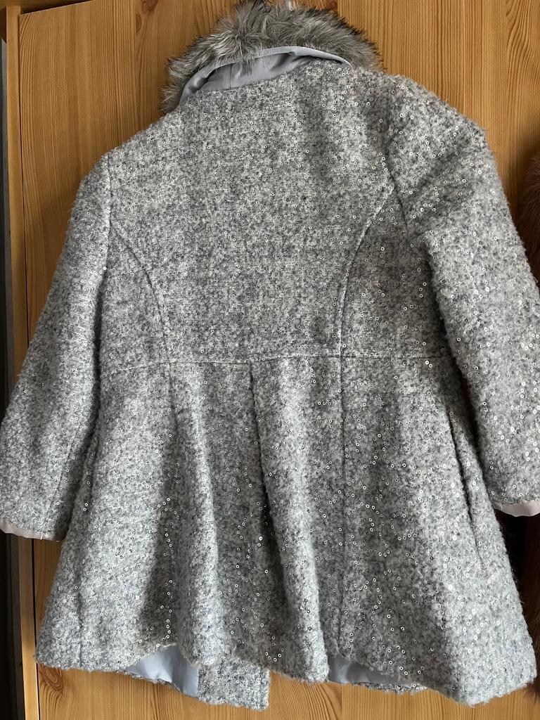 image for Girls silver coat