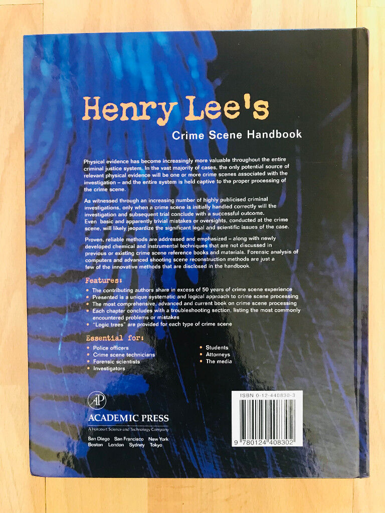 Henry Lee's Crime Scene Handbook - Hardcover – Illustrated, 26 Jun. 2001