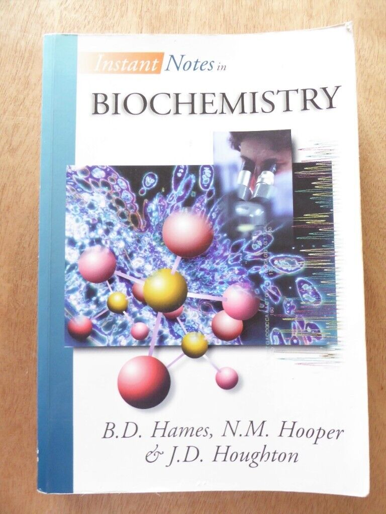 image for Instant Notes in Biochemistry, B.D. Hames, N.M Hooper, J.D. Houghton. ISBN 1859962653, Harriseahead
