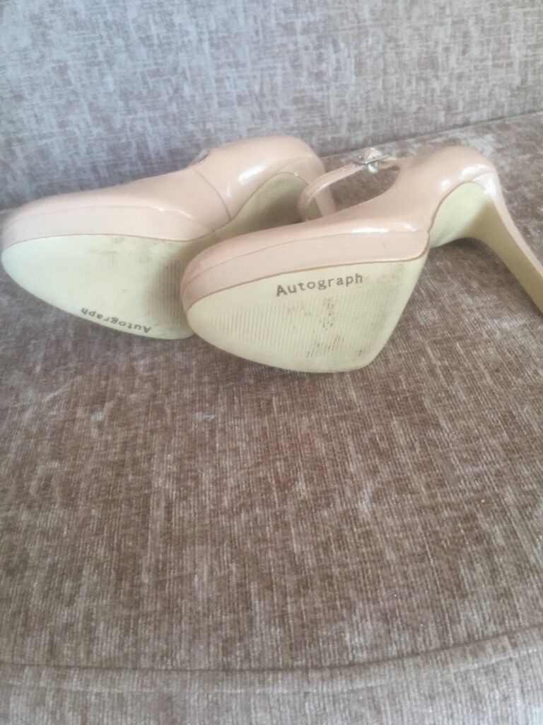 High heel platform shoes