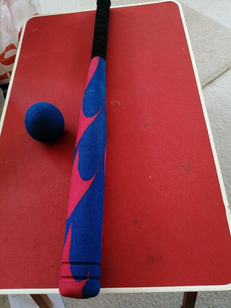 A soft / foam bat and ball set ideal for rounders 