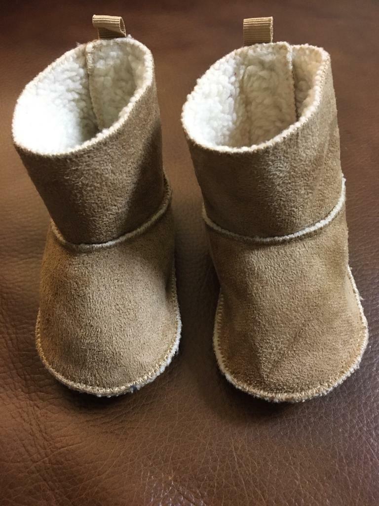 image for New, BaBaby Gap suede boots,