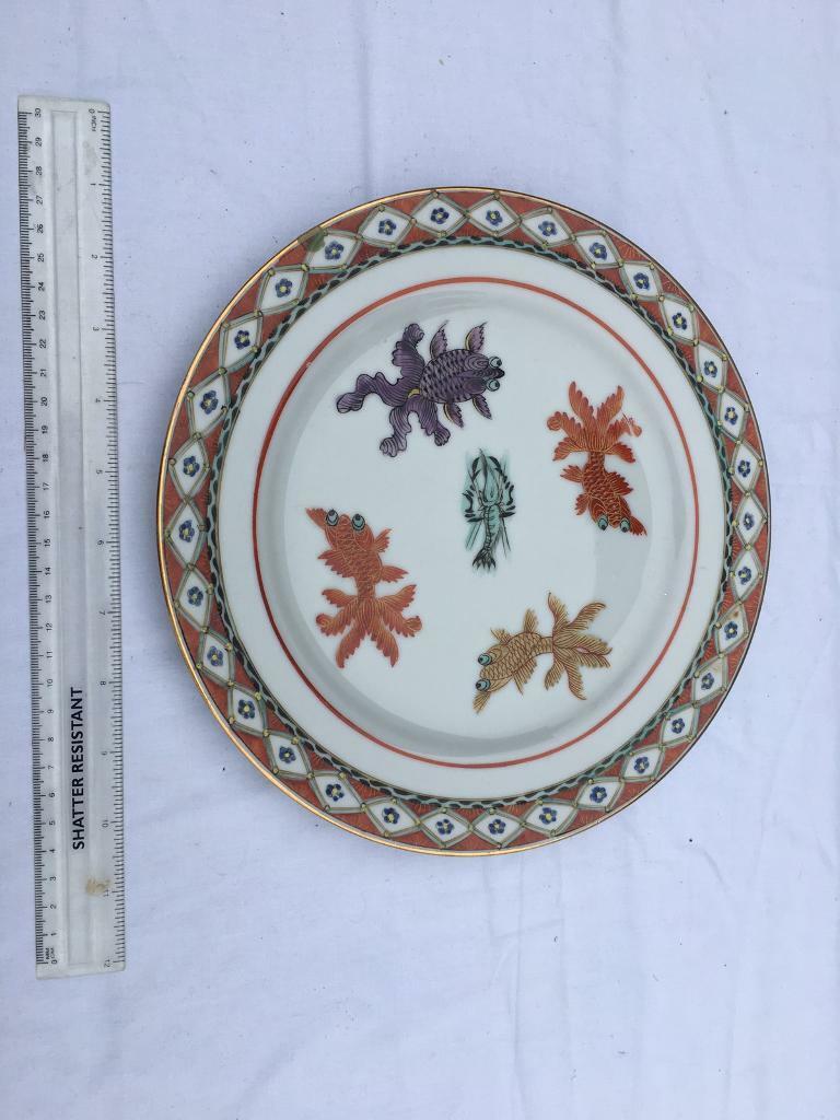 image for Chinese style Fish pattern dinner plate