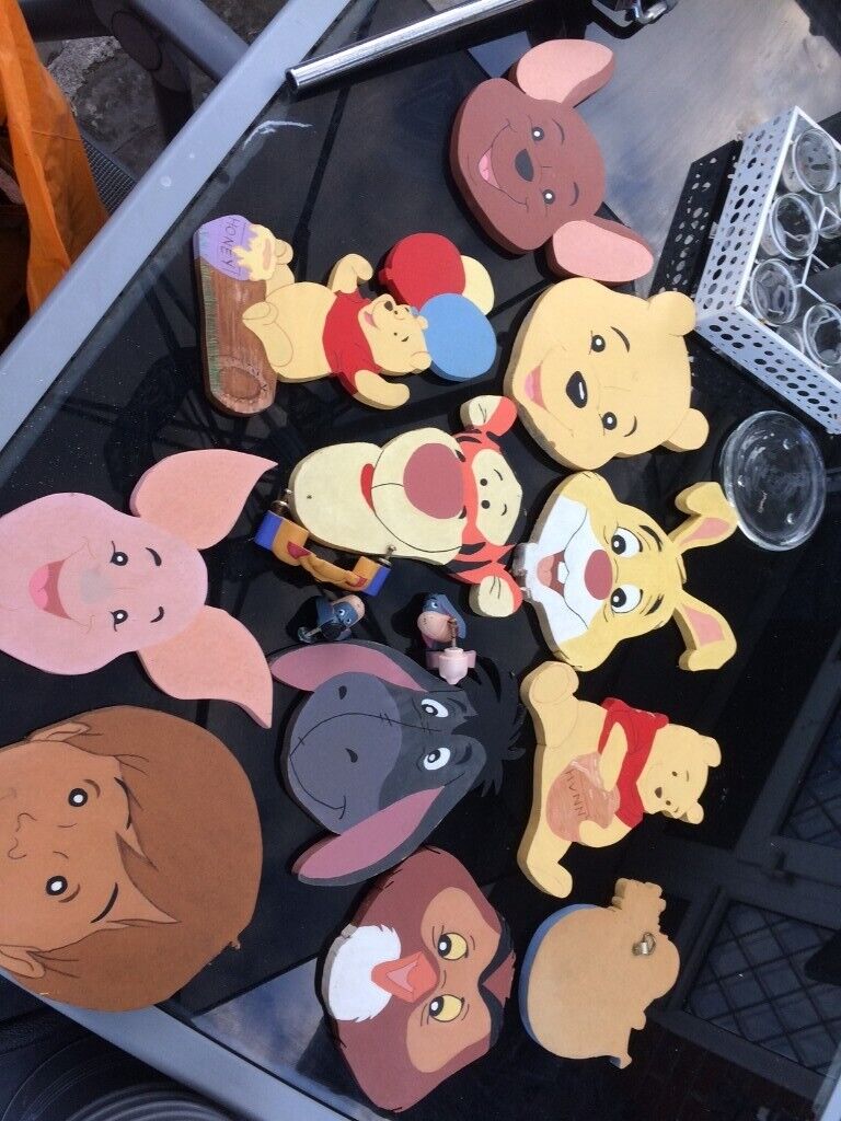 WINNIE THE POOH COLLECTION THESE ARE HAND MADE AND CRAFTED wall hangers