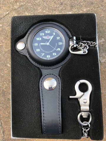 Harley Davidson 100th Anniversary Bulova Belt Clip Pocket Watch