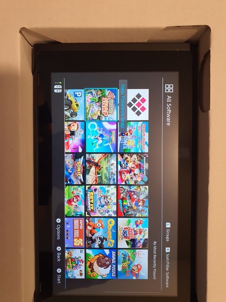 Unpatched nintendo switch with games 