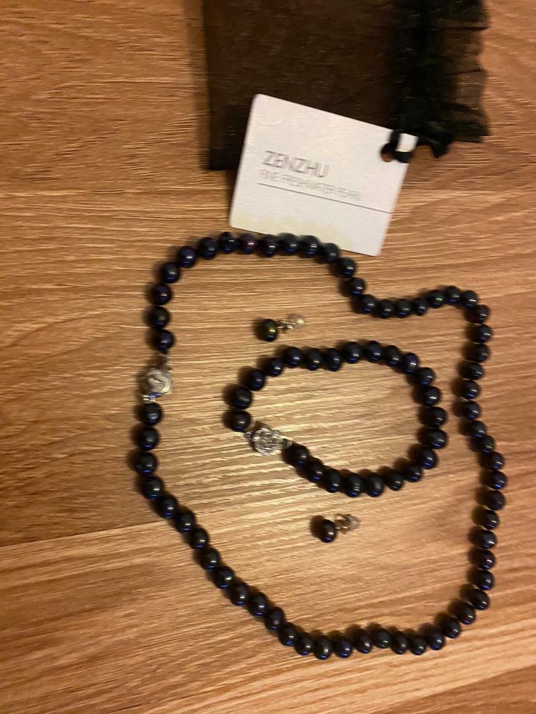 image for SALE!! 2 x pearl sets - Semi-Baroque Freshwater Pearl set-New