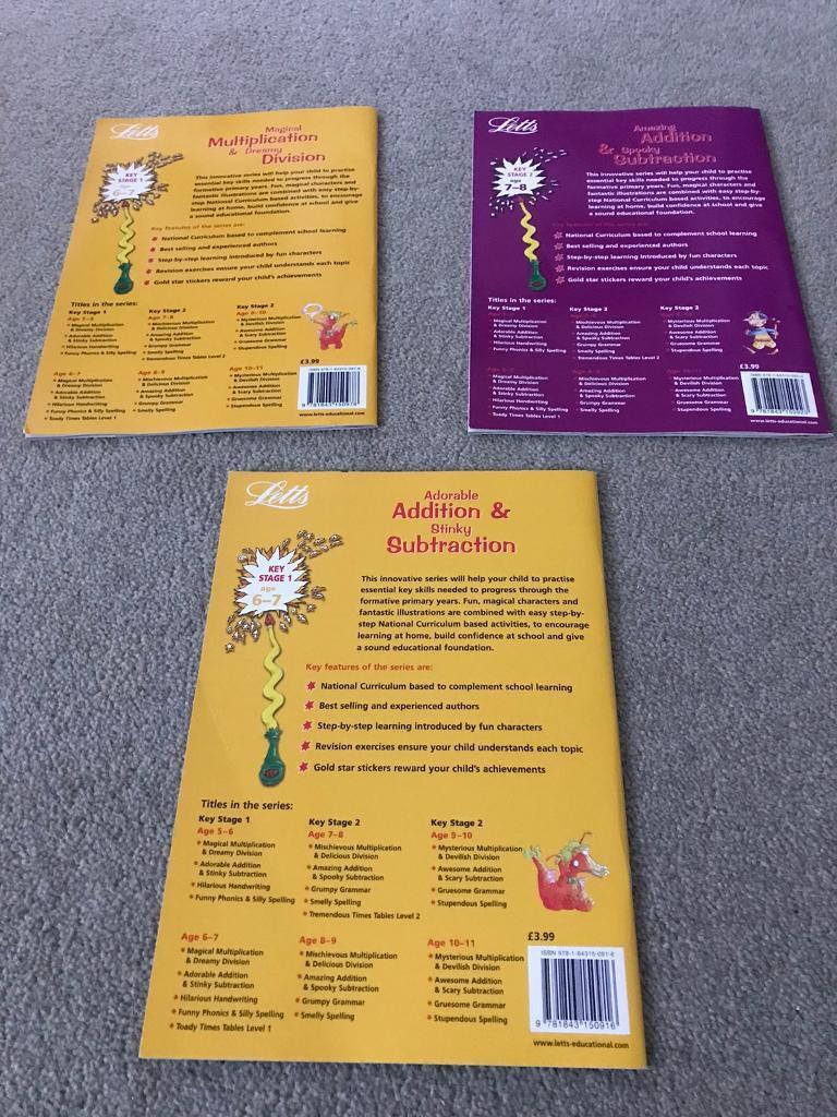 Letts Key Stage 1 And 2 Mathematics Revision Books