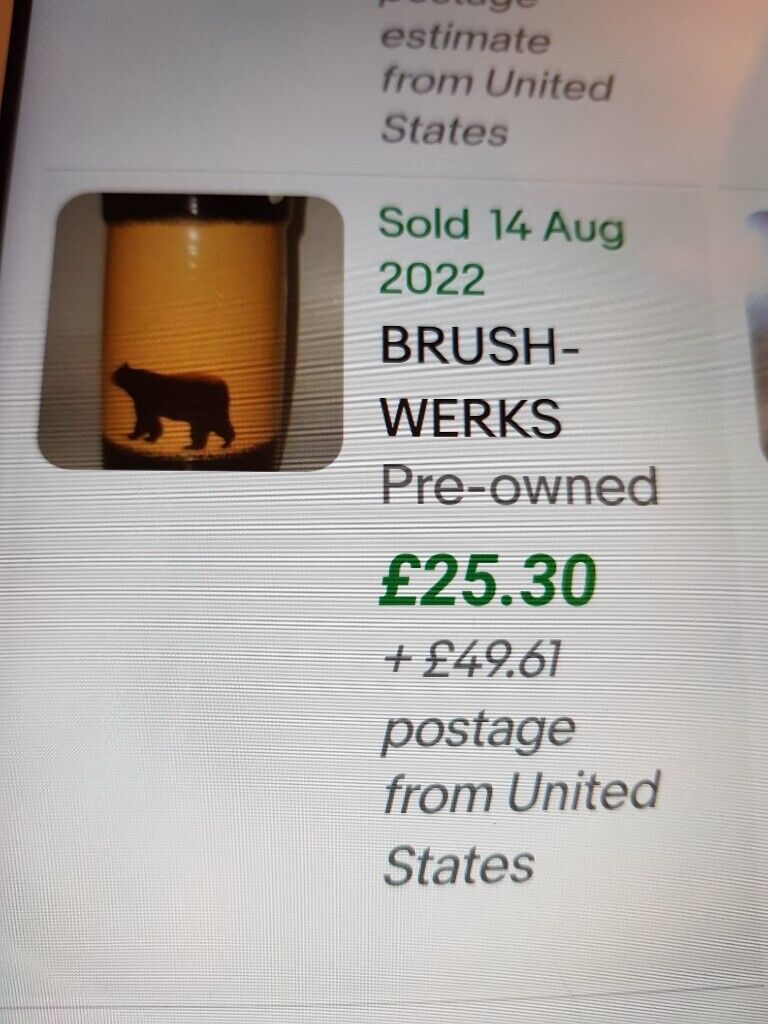 Carvers Brushwerks Canada Stoneware Rare Big Bear Mug. Collection only