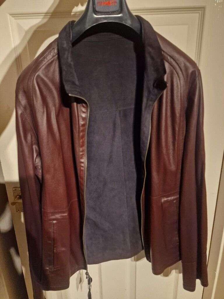 Leather jacket and coat