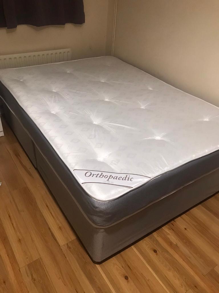 Brand New  Small double bed-double bed-single bed with mattress opt