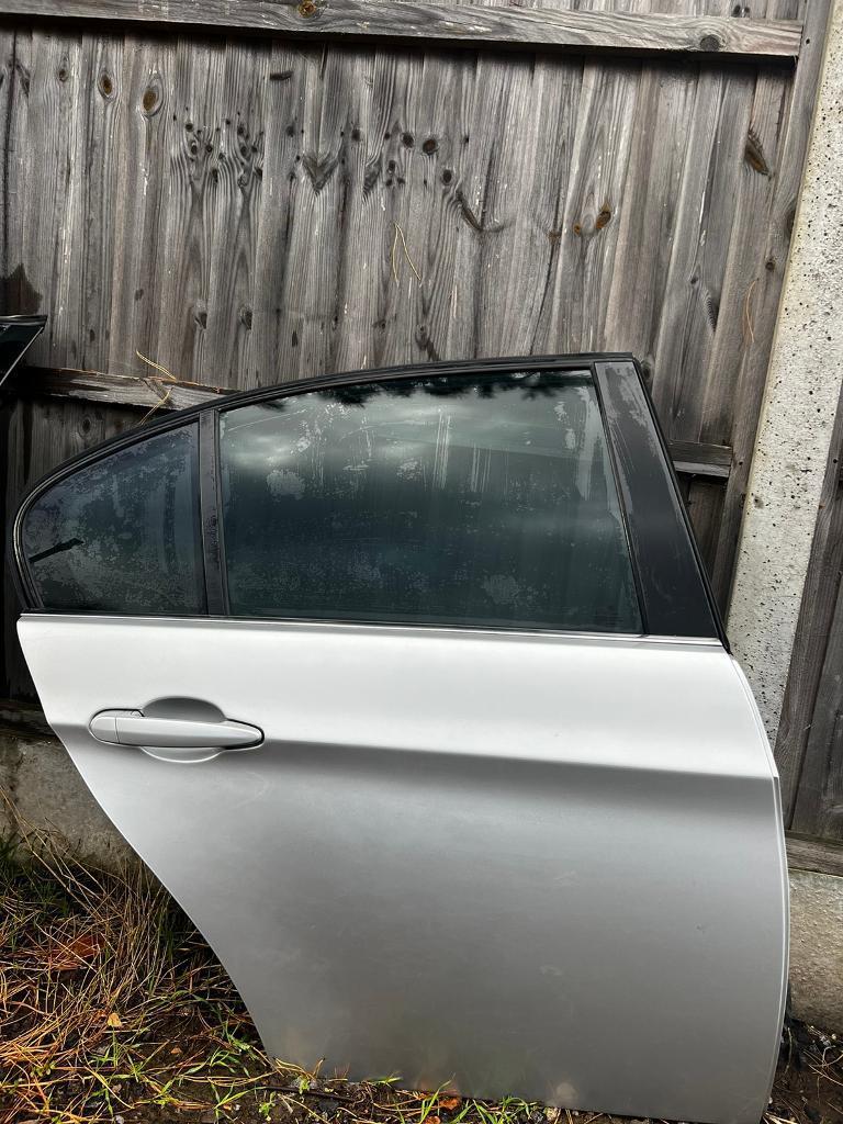 image for Bmw 3 series E90 complete Rear Driver door in silver Good Condition