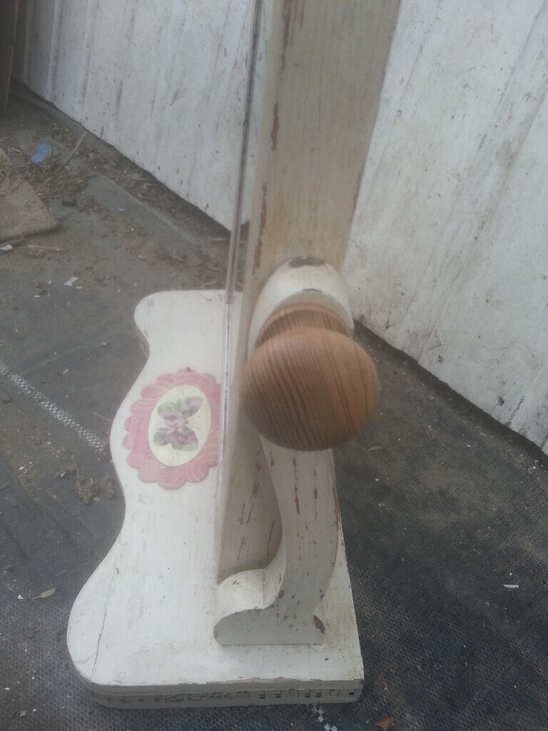 Upcycled, shabby chic, pine swing mirror.