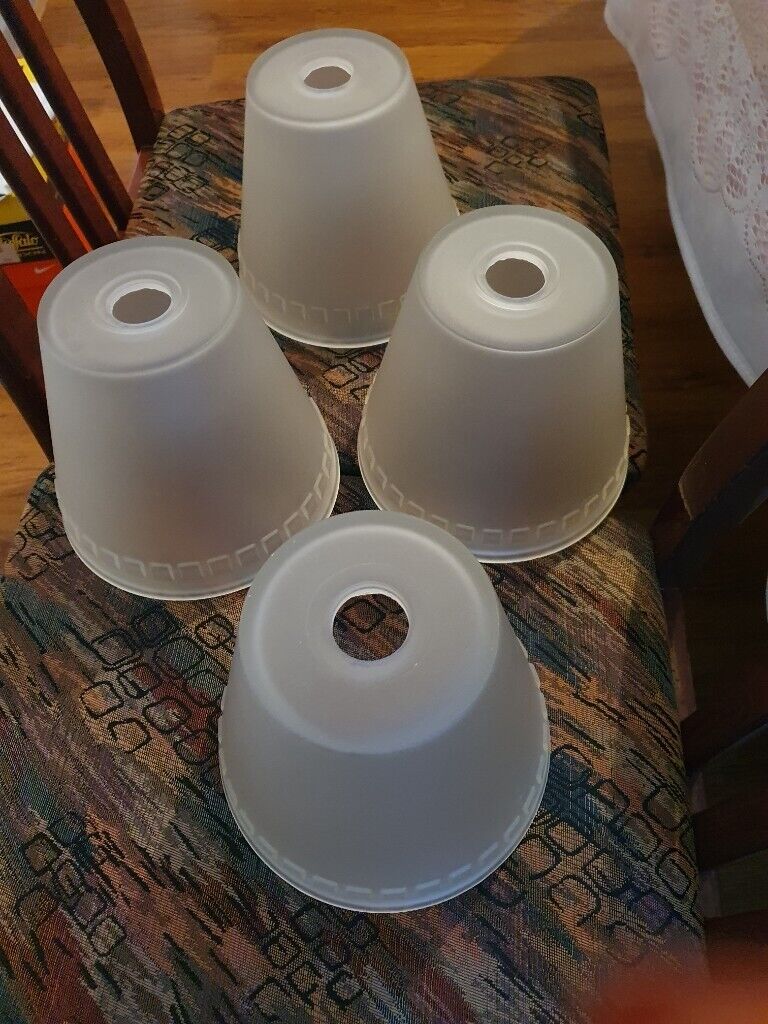Ceiling Rose Light Shades set of 4
