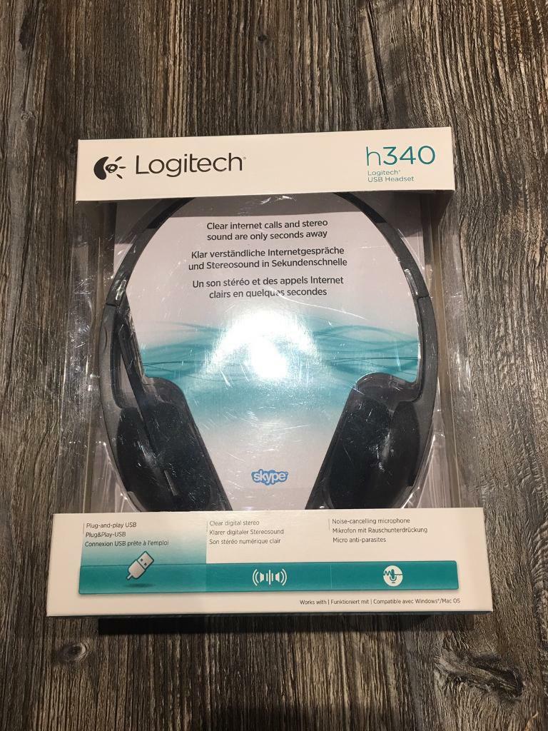 image for Logitech H340 Lightweight USB Headset (New)