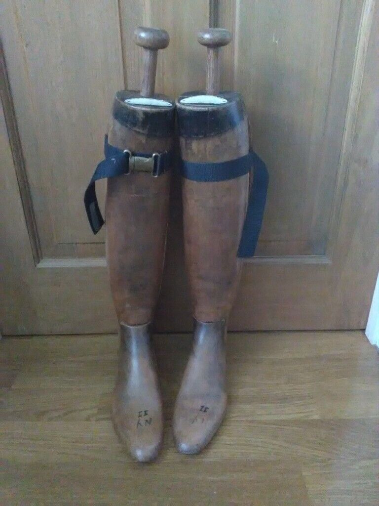 image for Boots tree boots, pinewood boot stretchers vintage