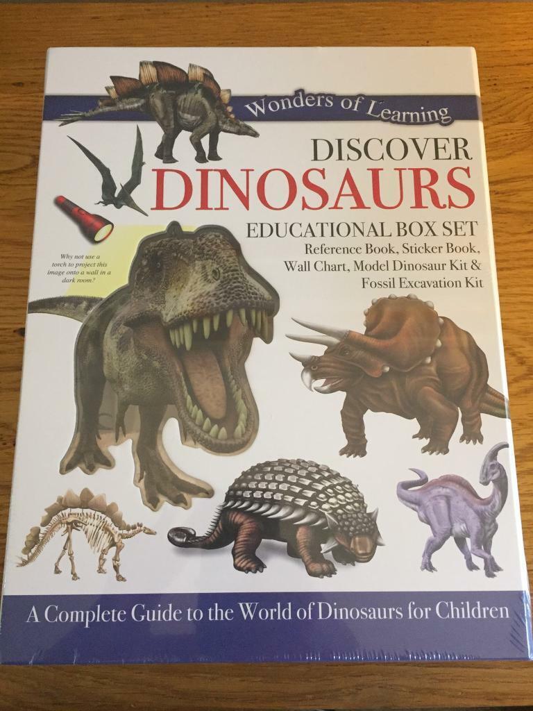 New Discover Dinosaurs Educational box set