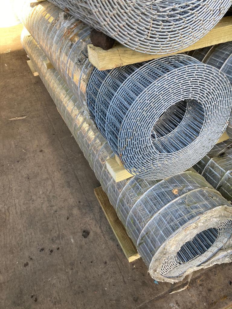 New galvanised security mesh fencing 2.67 m x 12 t m long 