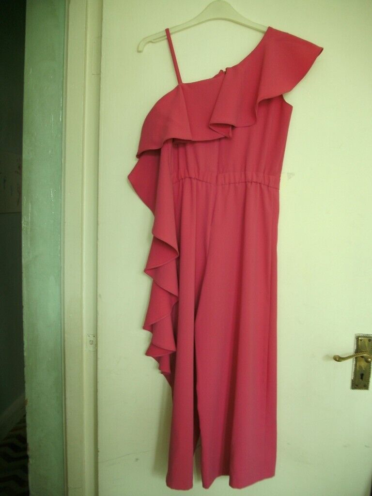 River Island Jumpsuit Cerise Pink age 11yrs   Like-New