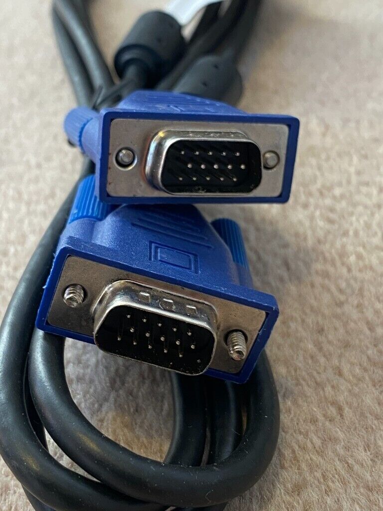 6FT VGA Monitor Cable, D-Sub 15 Pin Male to D-Sub 15 Pin Male Straight Connector (£5 each)