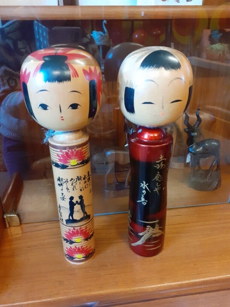Vintage Kokeshi dolls. These are sold separately at £28 each. 