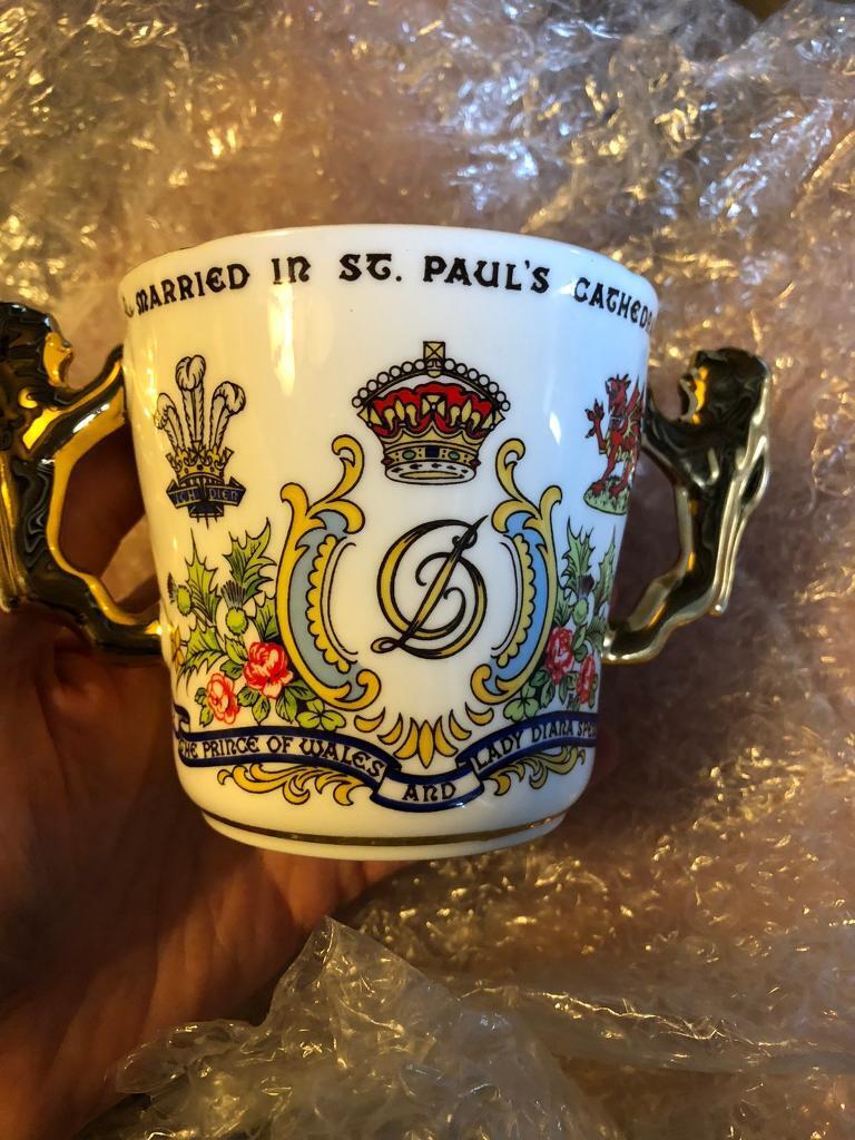 Rare Paragon Royal Commemorative Diana and Charles Wedding Mug 1981