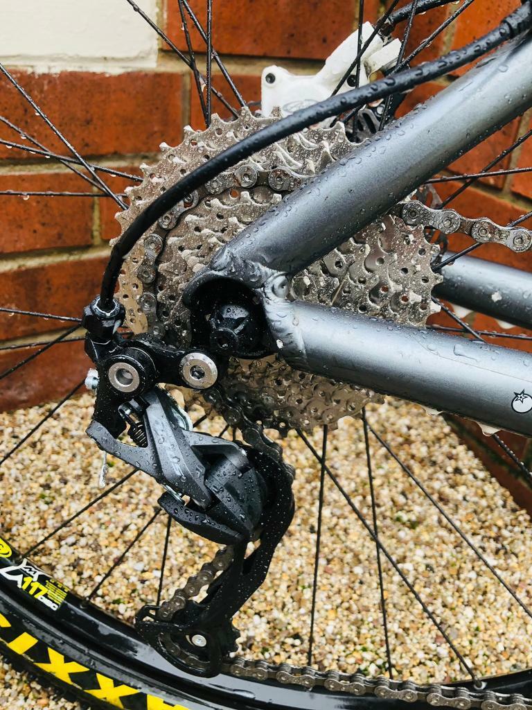 Orange mtb Hardtail Medium frame