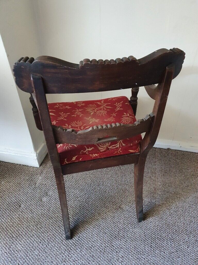 William lV elbow desk chair 