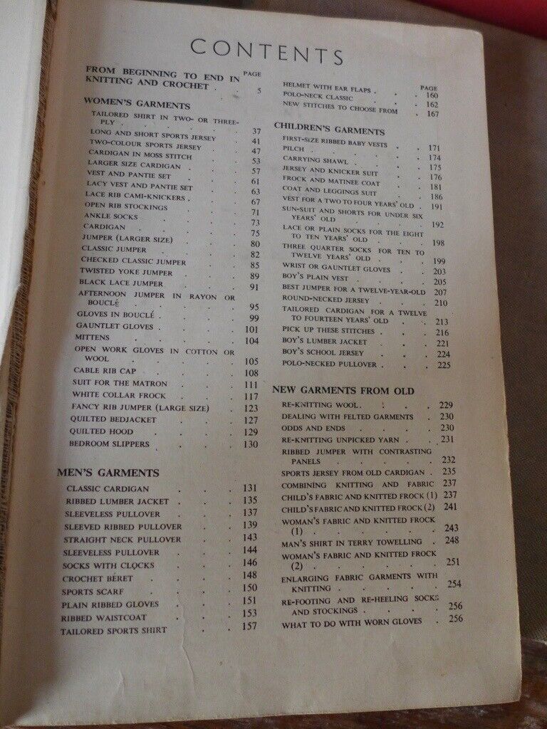 Four VINTAGE KNITTING BOOKS published in the 1940s. See below titles and details. The four for £25.