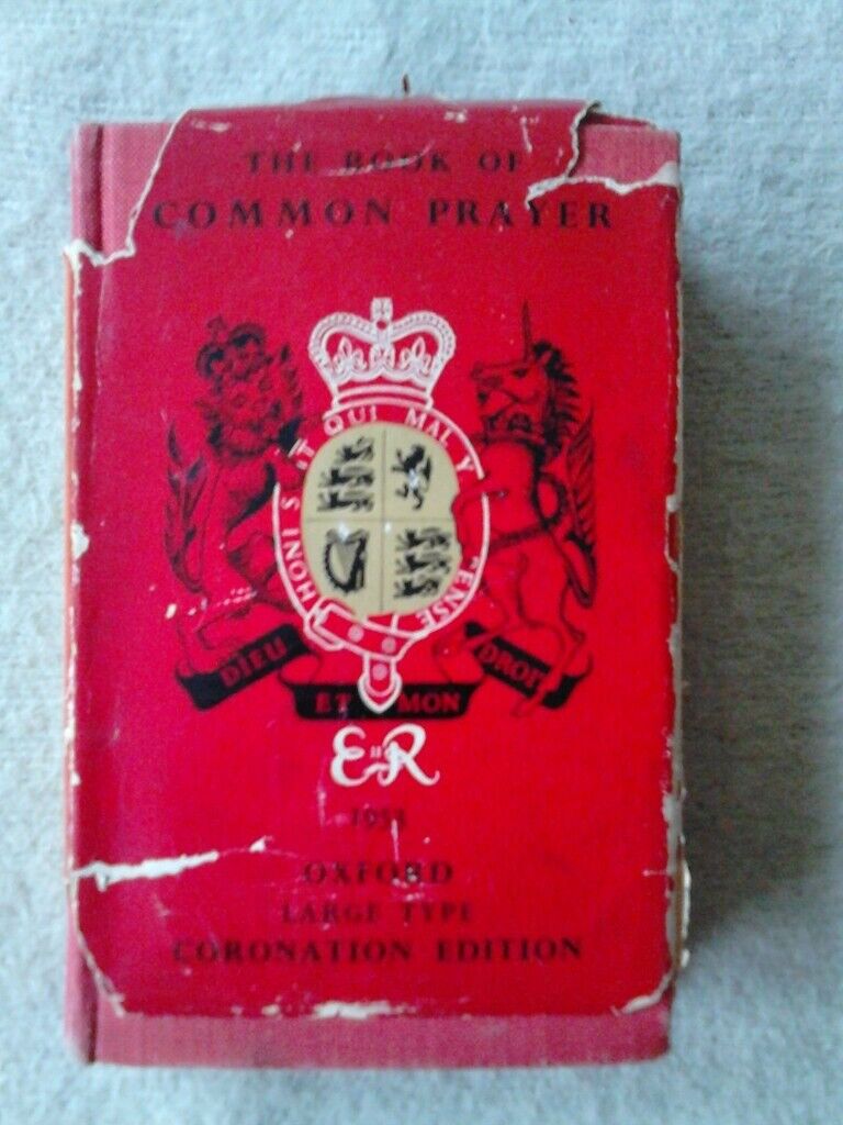 The Book of Common Prayer - 1953 Oxford Large Type Coronation Edition
