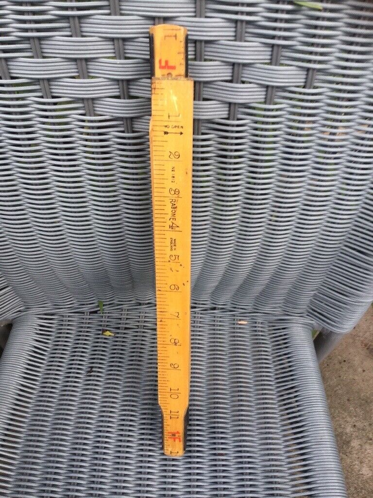Vintage 6 Foot Folding Measuring Stick